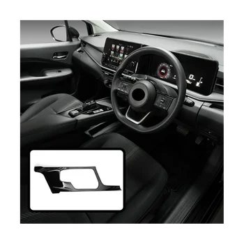 Автомобильная глянцевая черная наклейка на центральную панель передач, панель управления, модификация интерьера автомобиля для Nissan Note E13 2020 2021 2