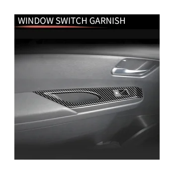 Автомобильный рисунок из углеродного волокна, внутренняя дверь, подлокотник, окно, рамка переключателя, Накладка на панель для Nissan SERENA C28 2022-23 2