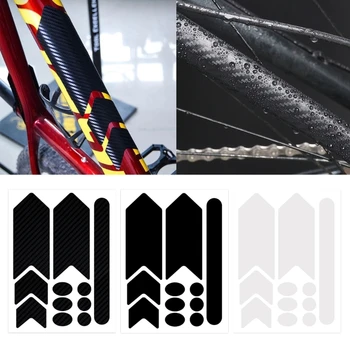 Защита рамы горного велосипеда Наклейка для защиты рамы MTB Защита рамы велосипеда От столкновений и царапин 2