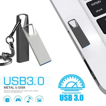 Оригинальный флэш-накопитель USB 3.0, Скоростная карта памяти объемом 512 ГБ, Брелок для ключей, Флешки объемом 128 ГБ, Металлическая Флешка, Креативный бизнес-подарок Для хранения De 2