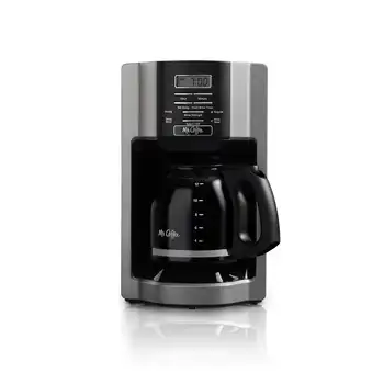 Программируемая кофеварка Mr. Coffee на 12 чашек, быстрое приготовление, матовый металл 1