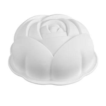 Силиконовая форма для выпечки с 3D-изображением розы для кондитерских изделий, форма для торта, Силиконовая форма для выпечки конфет, формы для выпечки, формы для выпечки 1