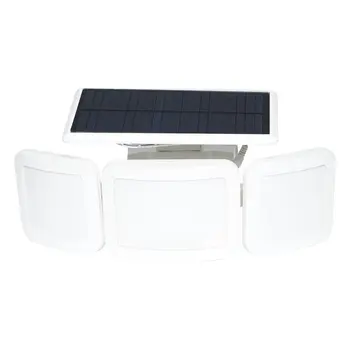 Солнечный охранный светильник Lumen LED с тройной головкой, мощностью 55 Вт в эквиваленте и активацией движения 1