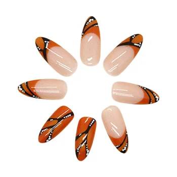 24шт красных накладных ногтей маникюрные наклейки для ногтей чистый цвет французский поддельный ноготь короткий квадратный пресс на кончиках ногтей полное покрытие | Красота и здоровье \ Pamyat-po.ru 11
